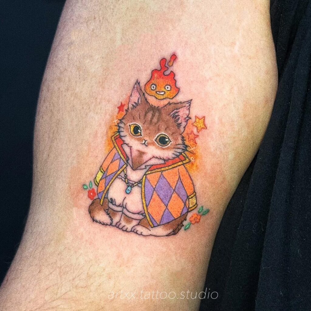 cartoon tattoo design