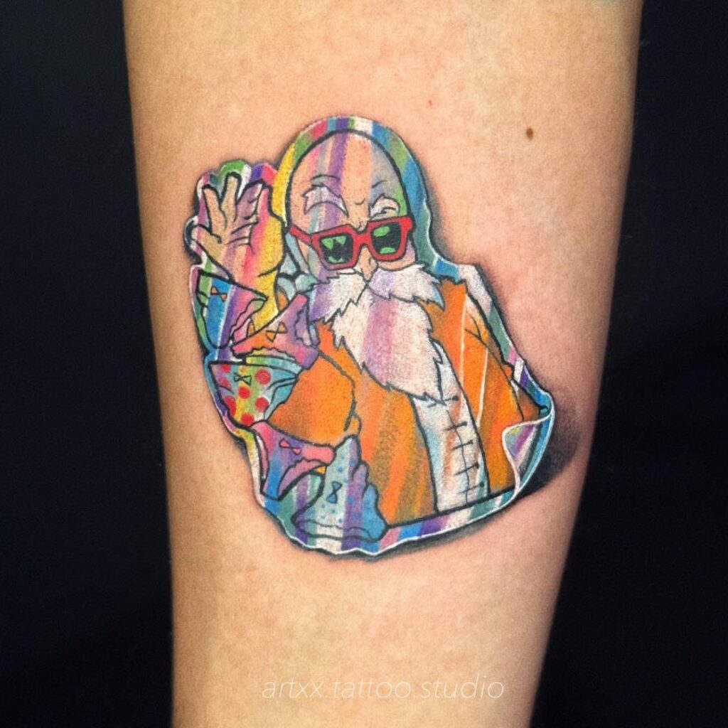 realistic color tattoo