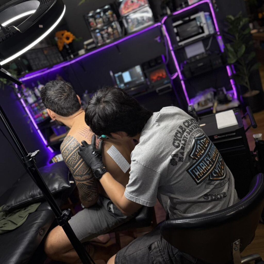 working space tattoo studio